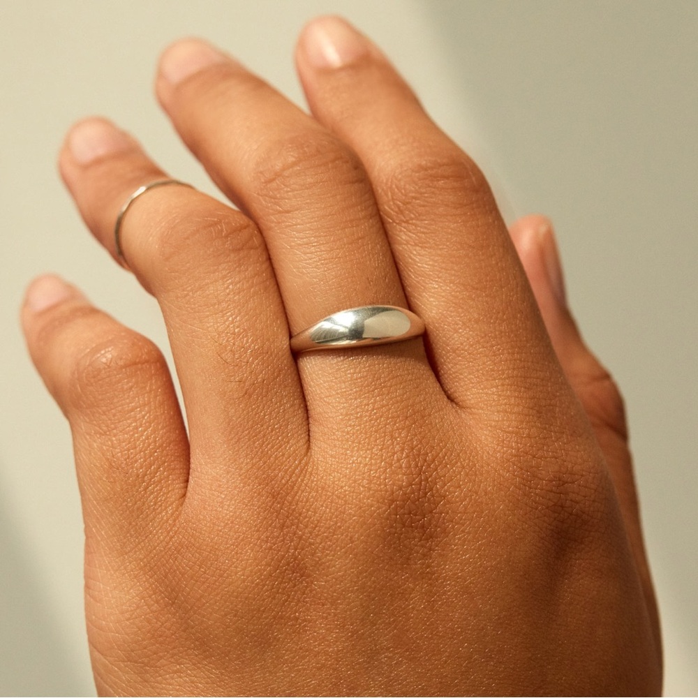 Catbird Grand Coupe Dome Ring, Silver